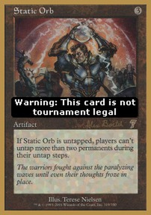 Magic: The Gathering Static Orb