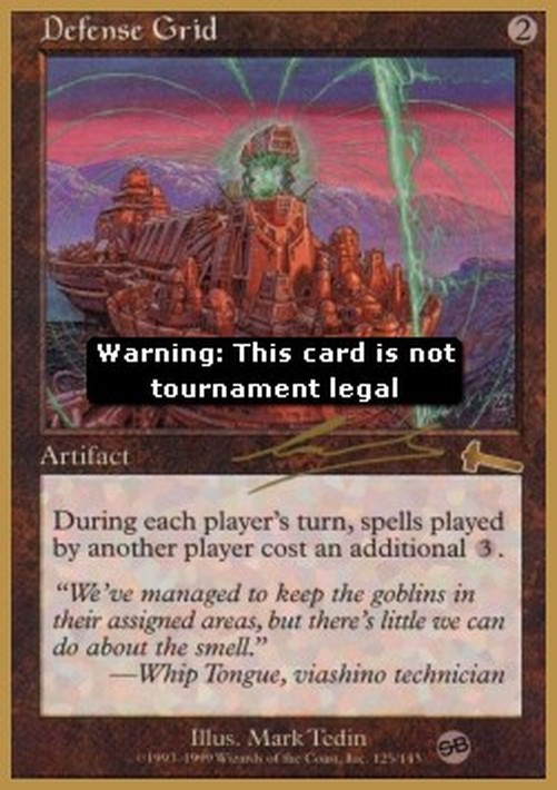 Magic: The Gathering Defense Grid