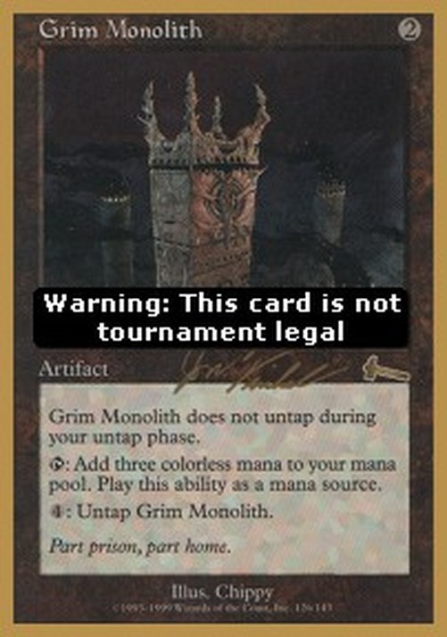 Magic: The Gathering Grim Monolith