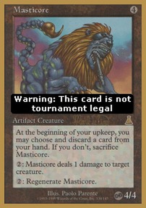 Magic: The Gathering Masticore