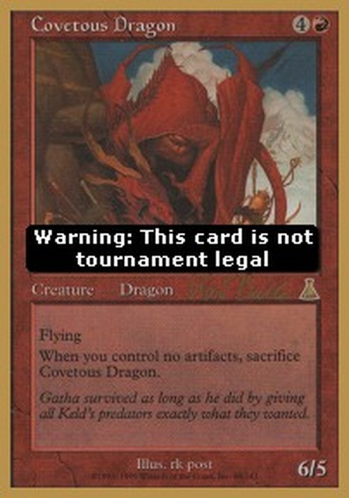 Magic: The Gathering Covetous Dragon