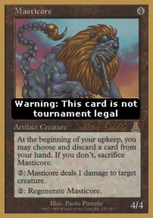 Magic: The Gathering Masticore