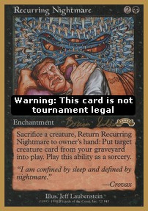 Magic: The Gathering Recurring Nightmare
