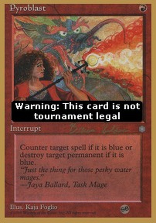 Magic: The Gathering Pyroblast