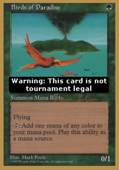 Magic: The Gathering Birds of Paradise