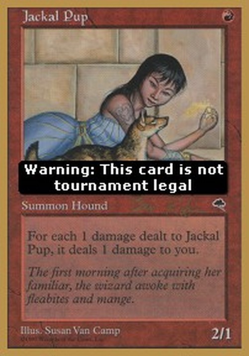 Magic: The Gathering Jackal Pup