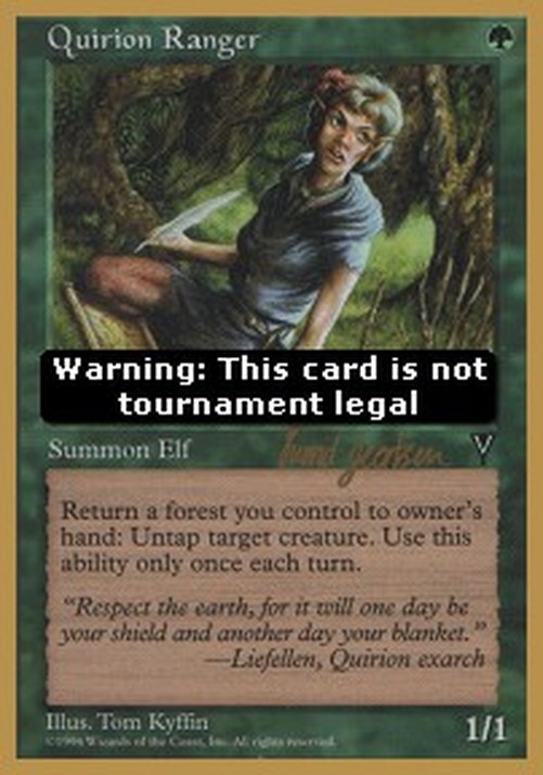 Magic: The Gathering Quirion Ranger