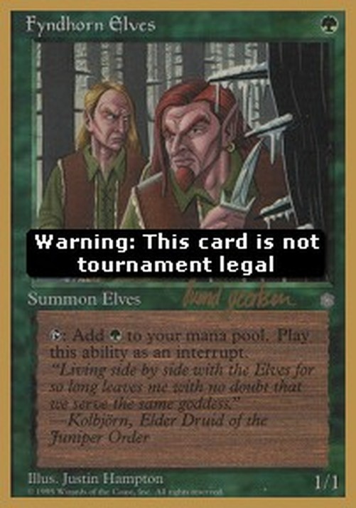 Magic: The Gathering Fyndhorn Elves