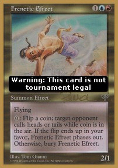 Magic: The Gathering Frenetic Efreet