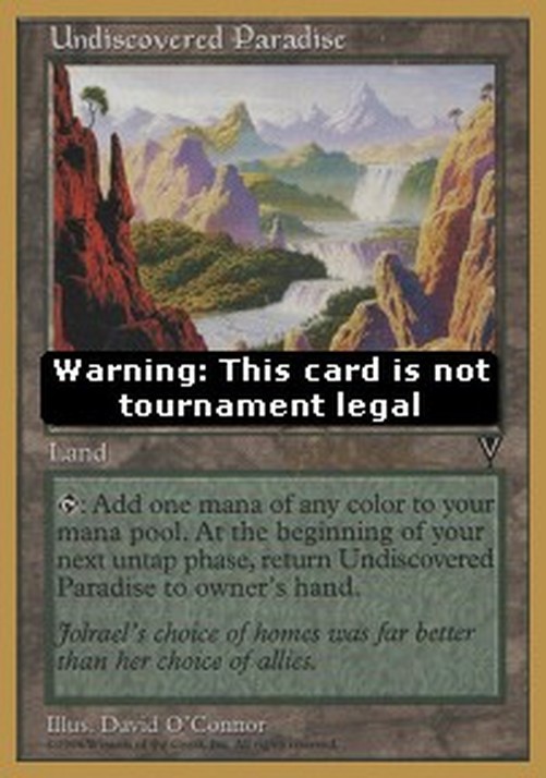 Magic: The Gathering Undiscovered Paradise