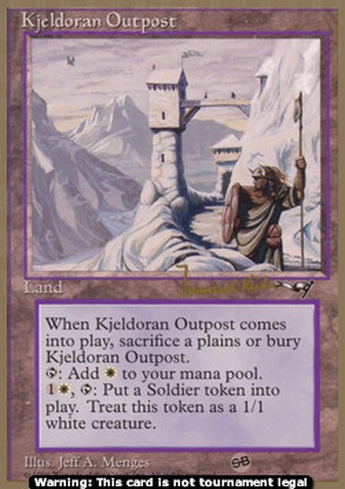 Magic: The Gathering Kjeldoran Outpost