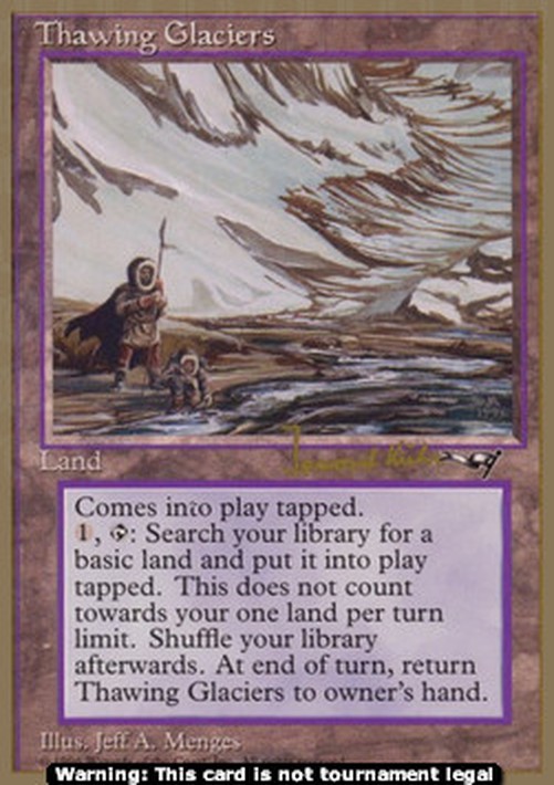 Magic: The Gathering Thawing Glaciers