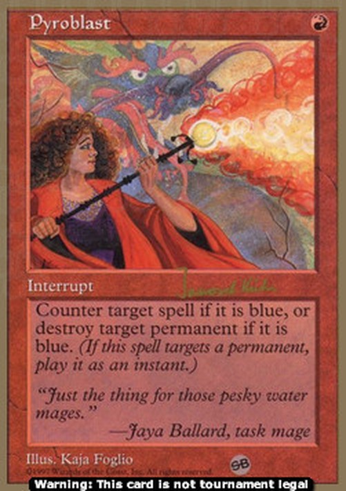 Magic: The Gathering Pyroblast