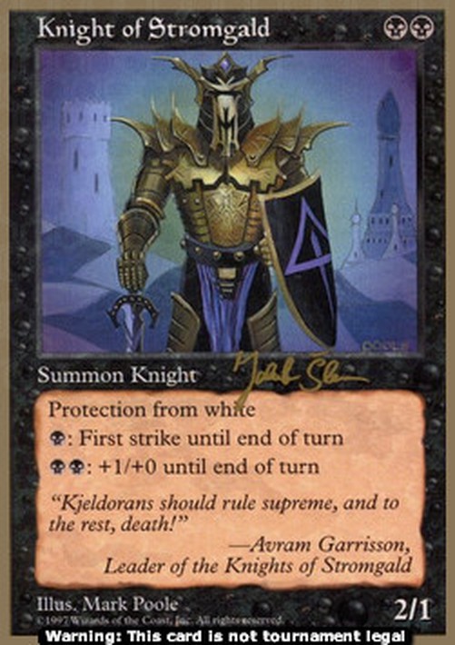 Magic: The Gathering Knight of Stromgald