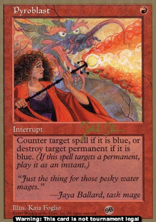 Magic: The Gathering Pyroblast