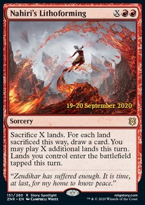 Magic: The Gathering Nahiri's Lithoforming (V.2)