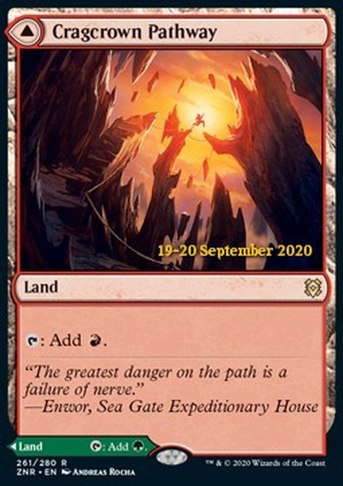 Magic: The Gathering Cragcrown Pathway // Timbercrown Pathway