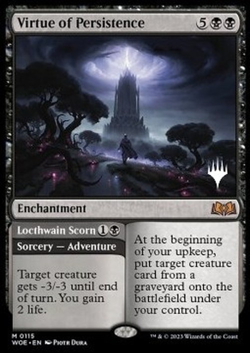 Magic: The Gathering Virtue of Persistence // Locthwain Scorn (V.2)