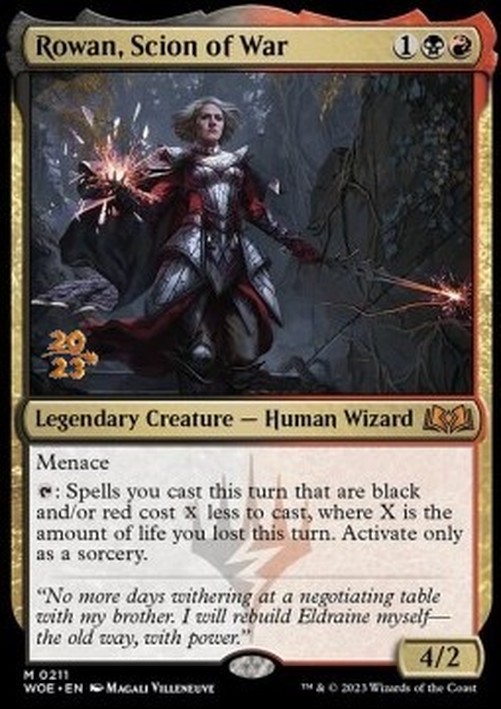Magic: The Gathering Rowan, Scion of War (V.1)
