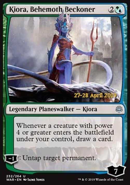 Magic: The Gathering Kiora, Behemoth Beckoner