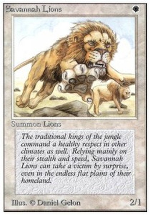 Magic: The Gathering Savannah Lions
