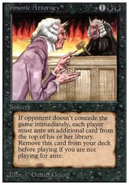 Magic: The Gathering Demonic Attorney