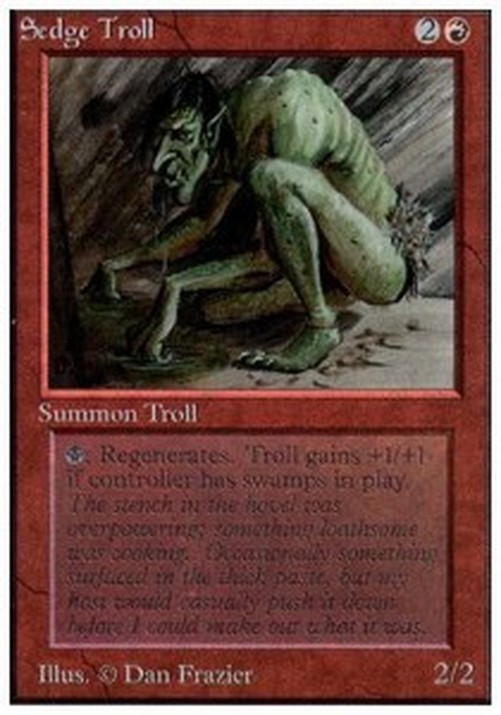 Magic: The Gathering Sedge Troll