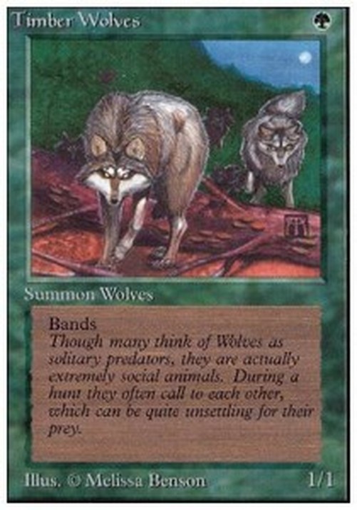 Magic: The Gathering Timber Wolves