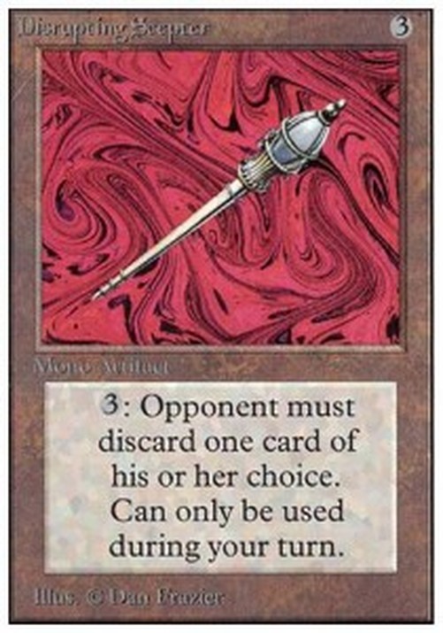 Magic: The Gathering Disrupting Scepter