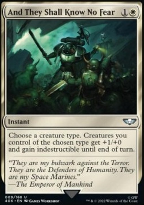 Magic: The Gathering And They Shall Know No Fear