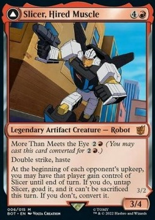 Magic: The Gathering Slicer, Hired Muscle // Slicer, High-Speed Antagonist 