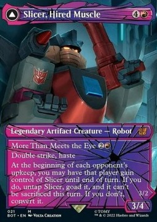 Magic: The Gathering Slicer, Hired Muscle // Slicer, High-Speed Antagonist