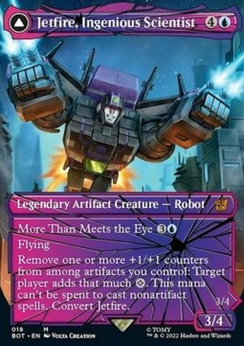 Magic: The Gathering Jetfire, Ingenious Scientist // Jetfire, Air Guardian