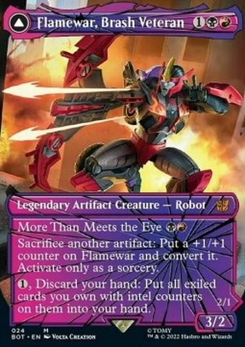 Magic: The Gathering Flamewar, Brash Veteran // Flamewar, Streetwise Operat