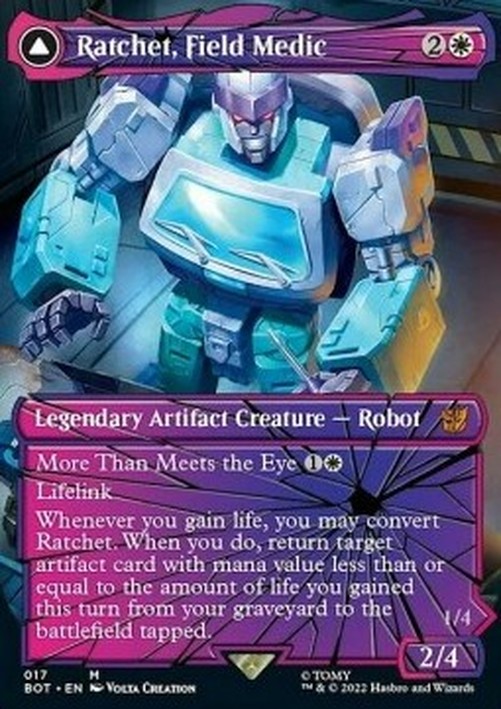 Magic: The Gathering Ratchet, Field Medic // Ratchet, Rescue Racer (V.2)