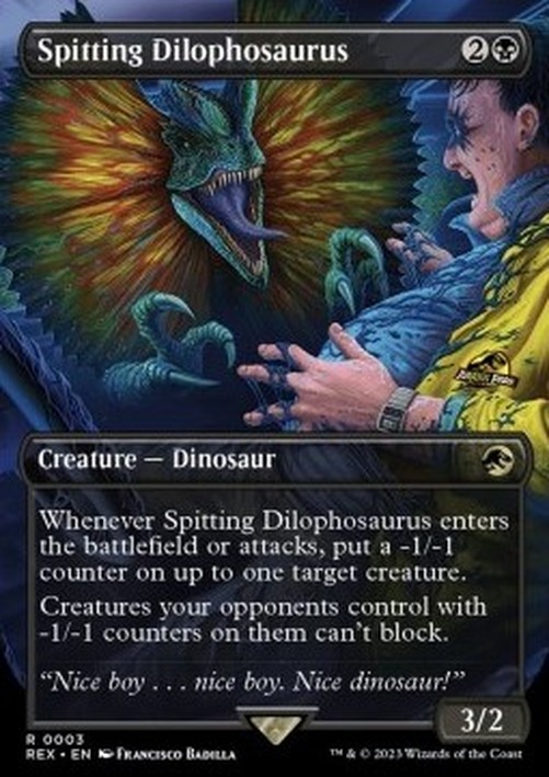 Magic: The Gathering Spitting Dilophosaurus (V.1)