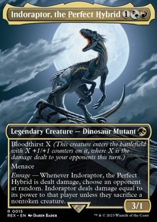 Magic: The Gathering Indoraptor, the Perfect Hybrid (V.1)