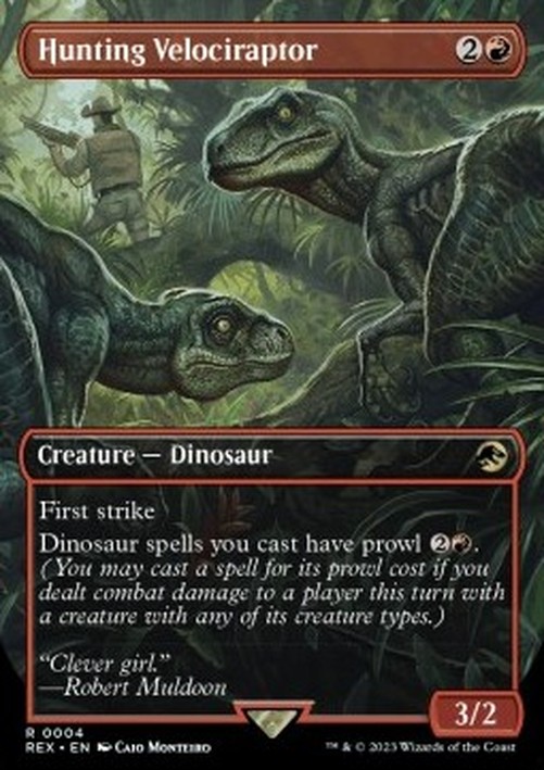 Magic: The Gathering Hunting Velociraptor (V.1)