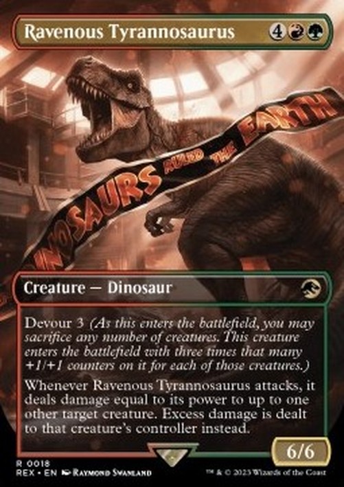 Magic: The Gathering Ravenous Tyrannosaurus (V.1)