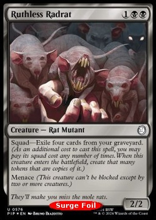 Magic: The Gathering Ruthless Radrat