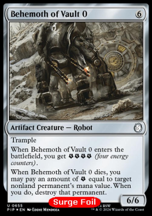 Magic: The Gathering Behemoth of Vault 0