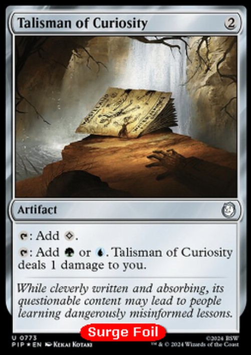 Magic: The Gathering Talisman of Curiosity