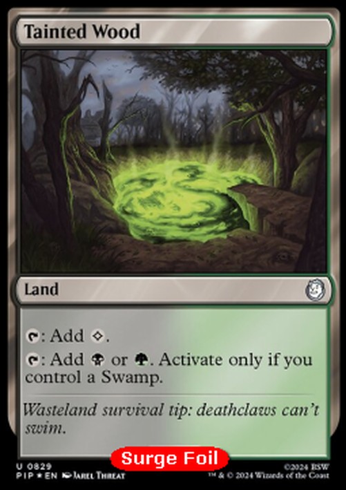 Magic: The Gathering Tainted Wood