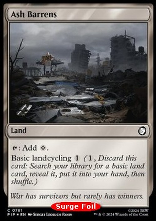 Magic: The Gathering Ash Barrens
