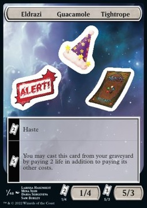 Magic: The Gathering Eldrazi Guacamole Tightrope Sticker