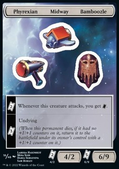 Magic: The Gathering Phyrexian Midway Bamboozle Sticker