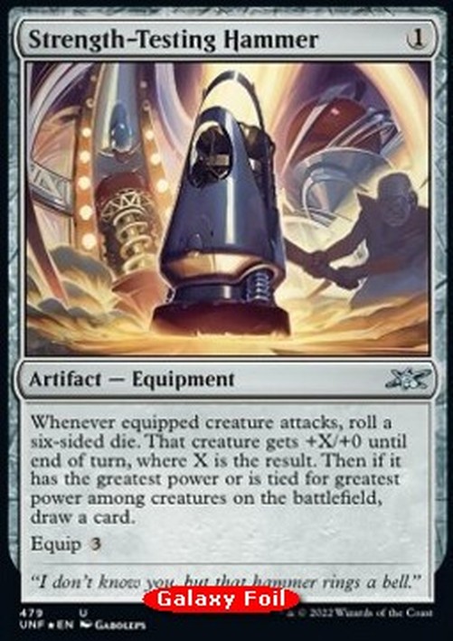 Magic: The Gathering Strength-Testing Hammer