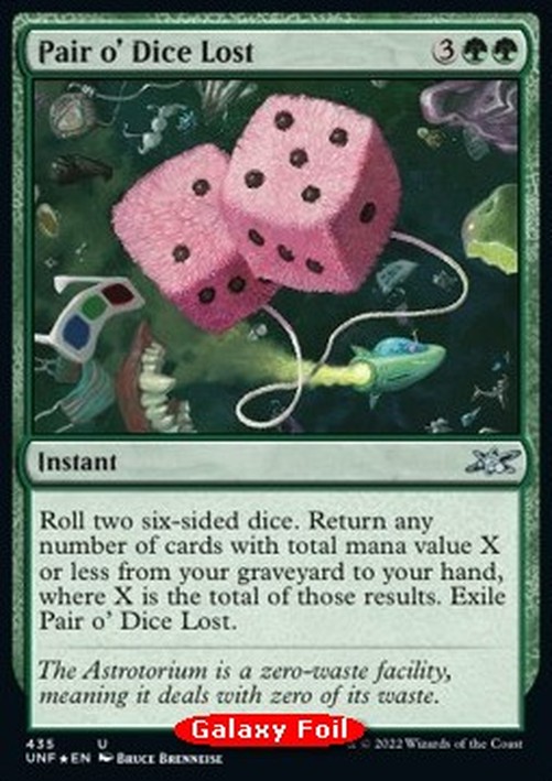 Magic: The Gathering Pair o' Dice Lost