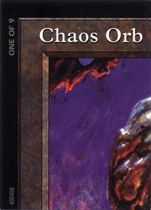 Magic: The Gathering Chaos Orb Puzzle Card (V.1)