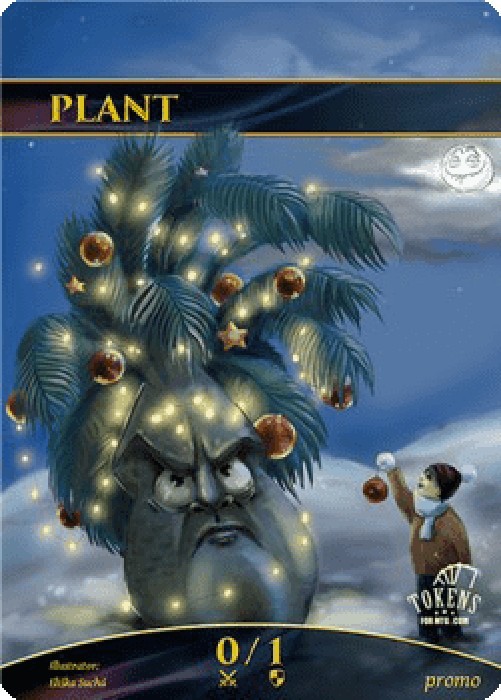 Magic: The Gathering Plant Token (Green 0/1) (V.1)